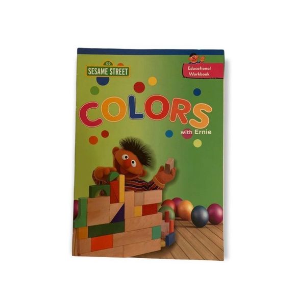 Sesame Street Preschool Workbook Set - 4 Books For ABCs, Numbers, Colors & Letter Sounds